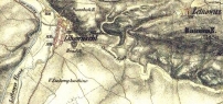 Libomyšl a okolí na mapě 2. vojenského mapování z 1. pol. 19. stol.