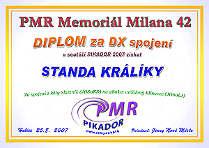 Pamtn diplom PMR 446Mhz